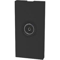 LAP Modular Coaxial TV Socket Black (47277)