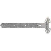 Smith & Locke Self-Colour Straight Heavy Duty Reversible Gate Hinges 195mm x 520mm x 60mm 2 Pack (472GT)