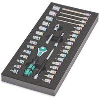 Wera 9720/8000 A Zyklop Speed Foam Insert 1/4" Drive Ratchet & Socket Set 37 Pcs (472XX)
