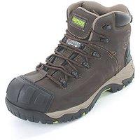 Apache Neptune Size 7 Brown Waterproof Safety Boots (473RX)