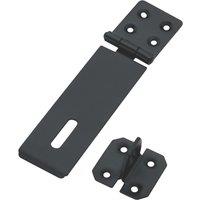 Smith & Locke Hasp & Staple Black Powder-Coated 152mm (473VE)
