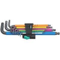 Wera L-Keys Metric Multicolour BlackLaser Hex-Plus Set 9 Pieces (474FP)