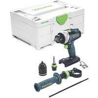 Festool TDC 18/4 I-Basic Quadrive 18V Li-Ion Airstream Li-High Power Brushless Cordless Drill Driver - Bare (474HN)