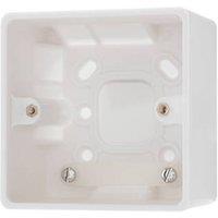 British General 1-Gang Surface Pattress Box 47mm (474HT)