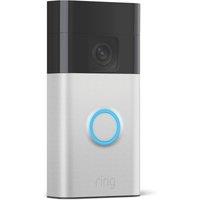 Ring Battery Video Doorbell Wired or Wireless Smart Satin Nickel (474YR)