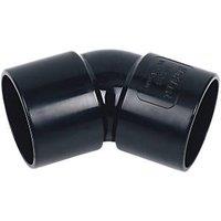 FloPlast Solvent Weld Bends 135 Black 32mm 5 Pack (47504)