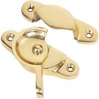 Fitch Fastener Polished Brass 65mm x 35mm (47567)
