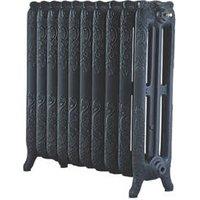 Arroll 760mm x 834mm 4913BTU Black Cast Iron 3 Column Radiator (4759P)