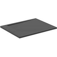 Ideal Standard i.life Ultraflat S Rectangular Shower Tray Jet Black 1000mm x 800mm x 30mm (475HM)