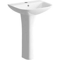 Full Pedestal Basin 1 Tap Hole 560mm (475JJ)