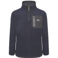 JCB Trade 1/4 Zip Tech Fleece Navy X Large 46-48" Chest (475RX)