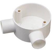 Deta TTE 2 Way 20mm Angle Box White (475VT)