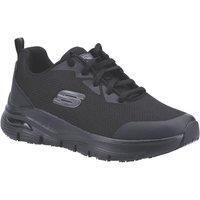 Skechers Arch Fit SR Size 5 Womens Black Occupational Work Trainers (475XT)