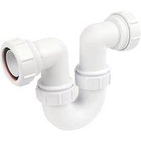 McAlpine Running P Trap White 40mm (47605)