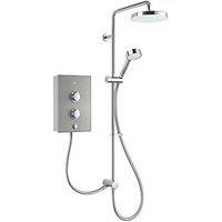 Mira Decor Dual Warm Silver 10.8kW Manual Electric Shower (476GV)