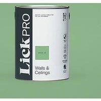 LickPro Max+ 5Ltr Green 16 Matt Emulsion Paint (476JX)