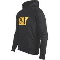 CAT Trademark Hooded Sweatshirt Black 2X Large 50-52" Chest (476VG)