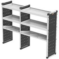 Van Guard Universal Trade Double Van Racking Unit (4 Straight & 2 Angled Shelves) 1716mm x 381mm x 1279mm (477KP)
