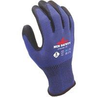 MCR Safety Graphene Fibre Cut-Resistant Gloves Blue/Black Large (477YM)