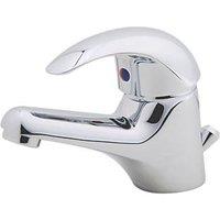 Swirl Conventional Bathroom Basin Mono Mixer Tap with Pop-Up Waste Chrome (47868)