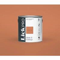 LickPro Max+ 2.5Ltr Orange 04 Matt Emulsion Paint (478JY)
