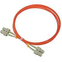 Labgear Duplex Multi Mode Orange SC- SC OM1 LSZH Fibre Optic Cable 3m (478KM)