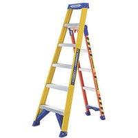 Werner LEANSAFE X3 Fibreglass 2.9m Combination Ladder (478RH)