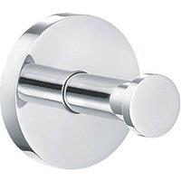 Essentials Abbas Single Robe Hook Chrome (479FH)