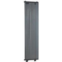 Towelrads Oxfordshire 1800mm x 465mm 3057BTU Gunmetal Vertical Designer Radiator (479RY)