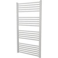 Ximax 1140mm x 600mm 1928BTU White Flat Designer Towel Radiator (479TR)