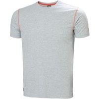 Helly Hansen Oxford T-Shirt Short Sleeve T-Shirts (Mens) Grey Medium 39" Chest (479XA)
