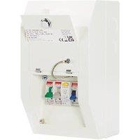 Contactum Defender 1.0 4-Module 2-Way Populated Garage Consumer Unit (480HA)