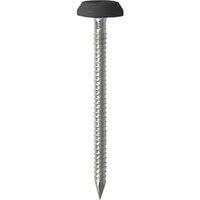 Timco Polymer-Headed Nails Black Head A4 Stainless Steel Shank 3.2mm x 50mm 100 Pack (480KF)
