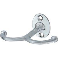 Essentials Double Hook Polished Chrome 63.5mm (480TA)