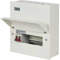 Crabtree Starbreaker 9-Module 7-Way Part-Populated Main Switch Consumer Unit (4818P)