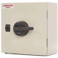 Contactum DFS063K 63A 3P+N+E Fused 3-Phase Enclosed Switch Fuse (481HE)