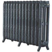 Arroll 760mm x 1074mm 6387BTU Pewter Cast Iron 3 Column Radiator (4828P)
