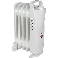 Essentials 500W Electric Freestanding Oil-Filled Radiator White (482KY)