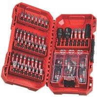 Milwaukee SHOCKWAVE 1/4" Hex Shank Mixed Impact Duty Bit Set 75 Pieces (483GE)