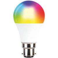 TCP B22 A60 RGB & White LED Smart Light Bulb 9W 806lm (483PK)