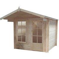 Shire Crinan 9' x 9' (Nominal) Apex Timber Log Cabin (483TJ)