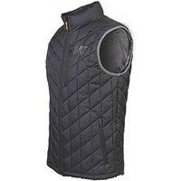 CAT Insulated Body Warmer Black Charcoal Medium 38-40" Chest (483VF)