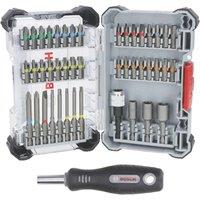 Bosch 1/4" '' Hex Shank Mixed Extra Hard Screwdriver Bits 44 Piece Set (484CR)