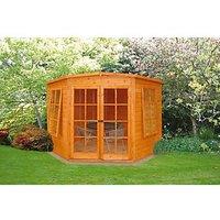 Shire Hampton 6' 6" x 6' 6" (Nominal) Pent Shiplap T&G Timber Summerhouse (48664)