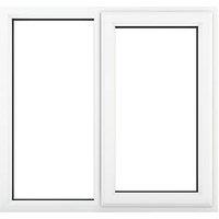 Crystal Right-Hand Opening Clear Double-Glazed Casement White uPVC Window 905mm x 965mm (486JP)