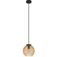 Eglo Venezuela Single Pendant Light Black/Gold (486PL)