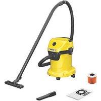 Karcher WD3 1000W 17Ltr Wet & Dry Vacuum Cleaner 220-240V (486RV)