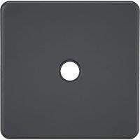 Knightsbridge Screwless 20A Unswitched Flex Outlet Anthracite (487YA)