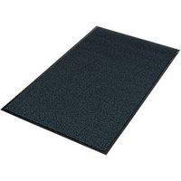 COBA Vyna-Plush Entrance Mat Black/Blue 1.5m x 0.9m x 7mm (48879)