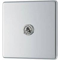 LAP 20A 16AX 1-Gang 2-Way Toggle Switch Polished Chrome (488PN)